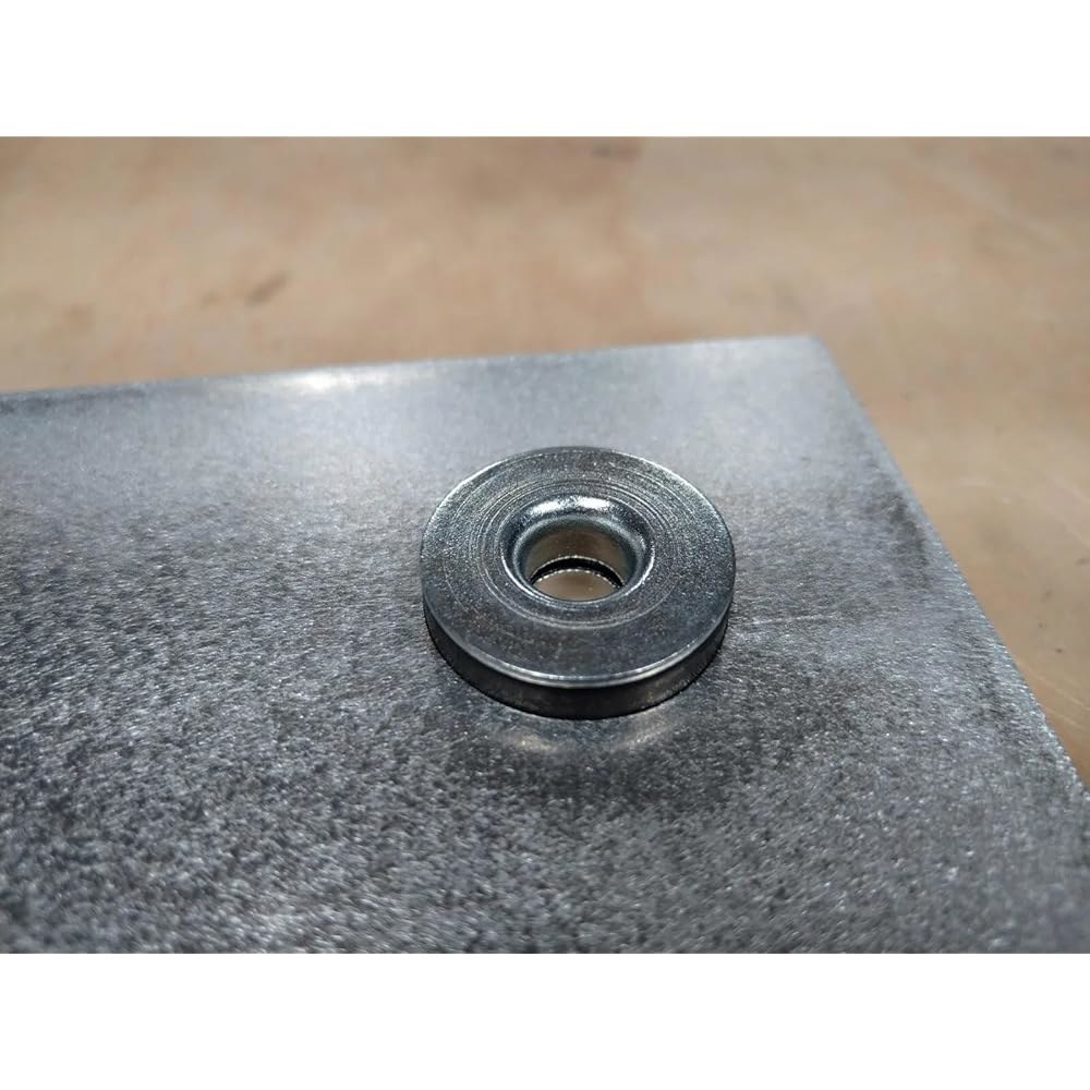 4 PCS 5/16 8MM 캡티브 절연 마운트/진동 댐퍼 EPDM 아연 도금 강철 - 상세 이미지 2