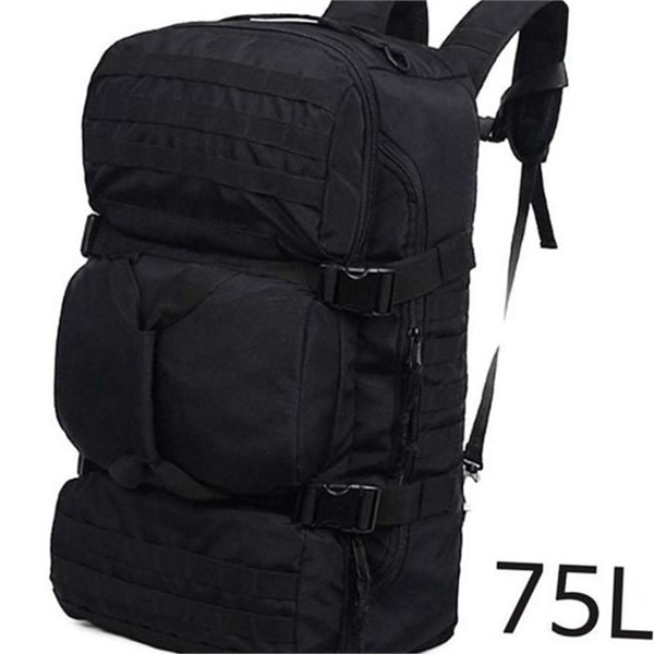 밀리터리 남성 등산 배낭 대용량 75l 등산 배낭 캠핑용 방수 - 상품 이미지