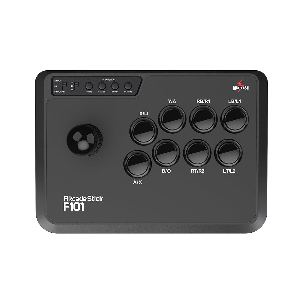스위치/스위치 2, PC 윈도우, PS3, 안드로이드, 네오지오 미니, 세가 메가 드라이브 제네시스 미니용 메이플래시 아케이드 파이팅 스틱 F101 Stick - 상품 이미지