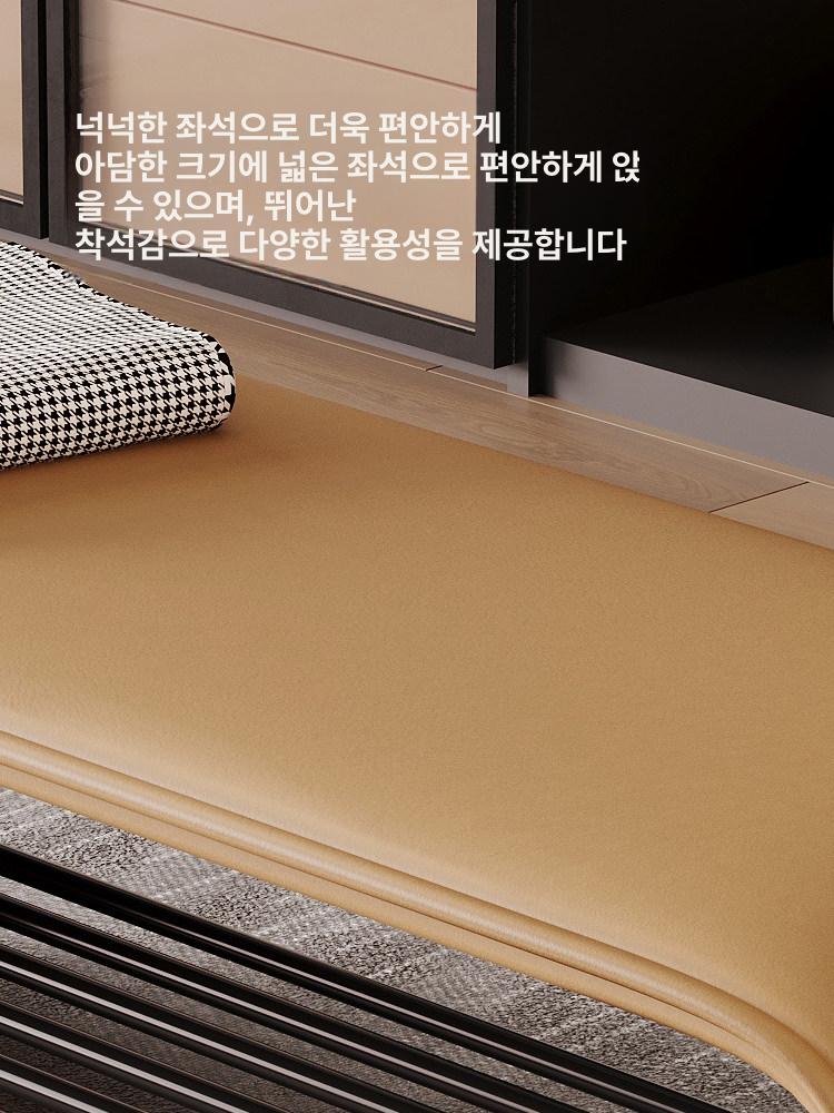 수납 원목 벤치형신발장 정리대 보관 다용도 인테리어 디자인 입구 현관벤치 - 상세 이미지 2