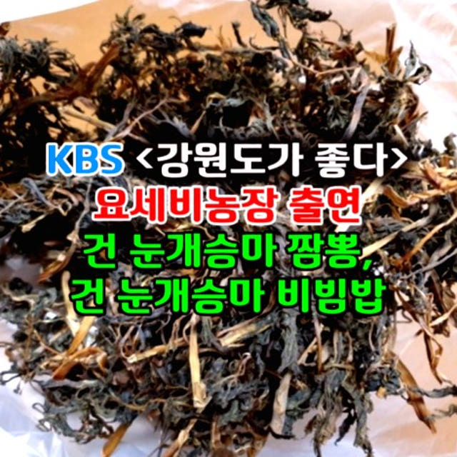 (발송중)강원도 인제 봄나물 눈개승마 생 건눈개승마 삼나물 건나물