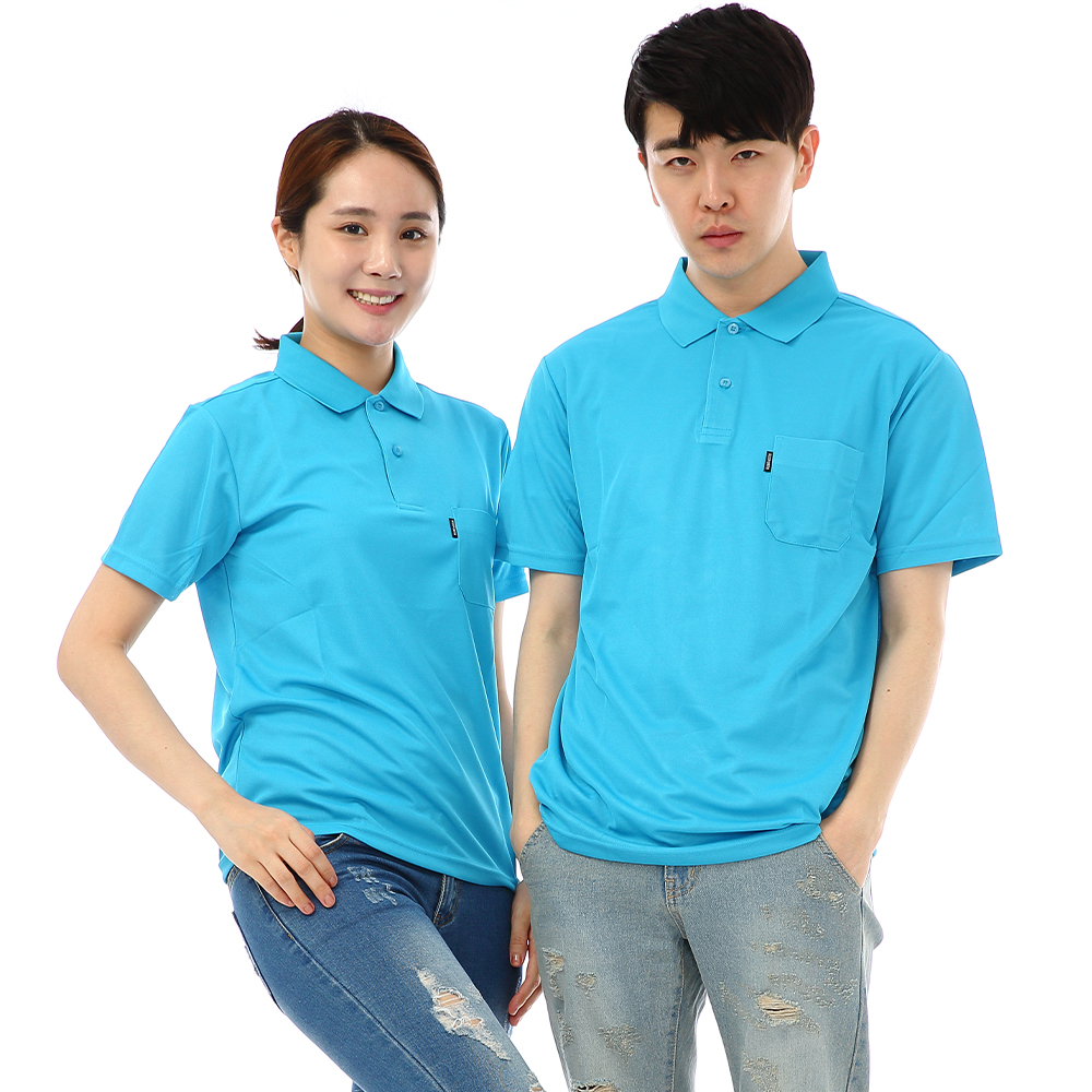 (21color)쿨론카라 반팔티셔츠 단체 가게 음식점 홀서빙복 - 상세 이미지 5
