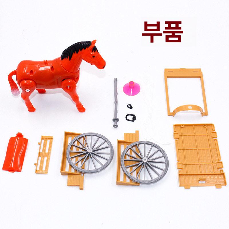 당나귀 말 맷돌 장난감 당나귀 당기는 - 상세 이미지 4