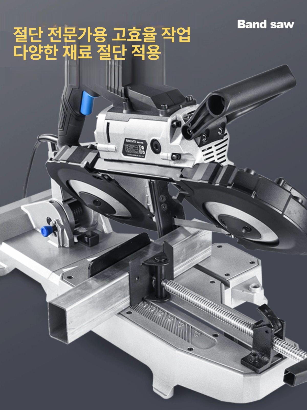 밴드쏘 벤치바이스 산업용 탁상용 탁상바이스 작업대 공구 밀링바이스 직각 고강도 - 상세 이미지 4