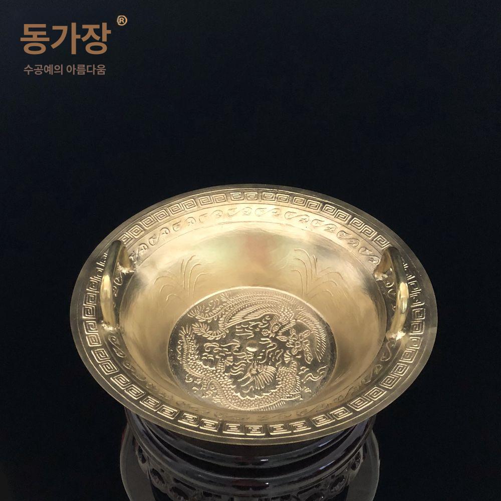 황동 대야 세면대 물진동 공명 다라 족욕 - 상세 이미지 4