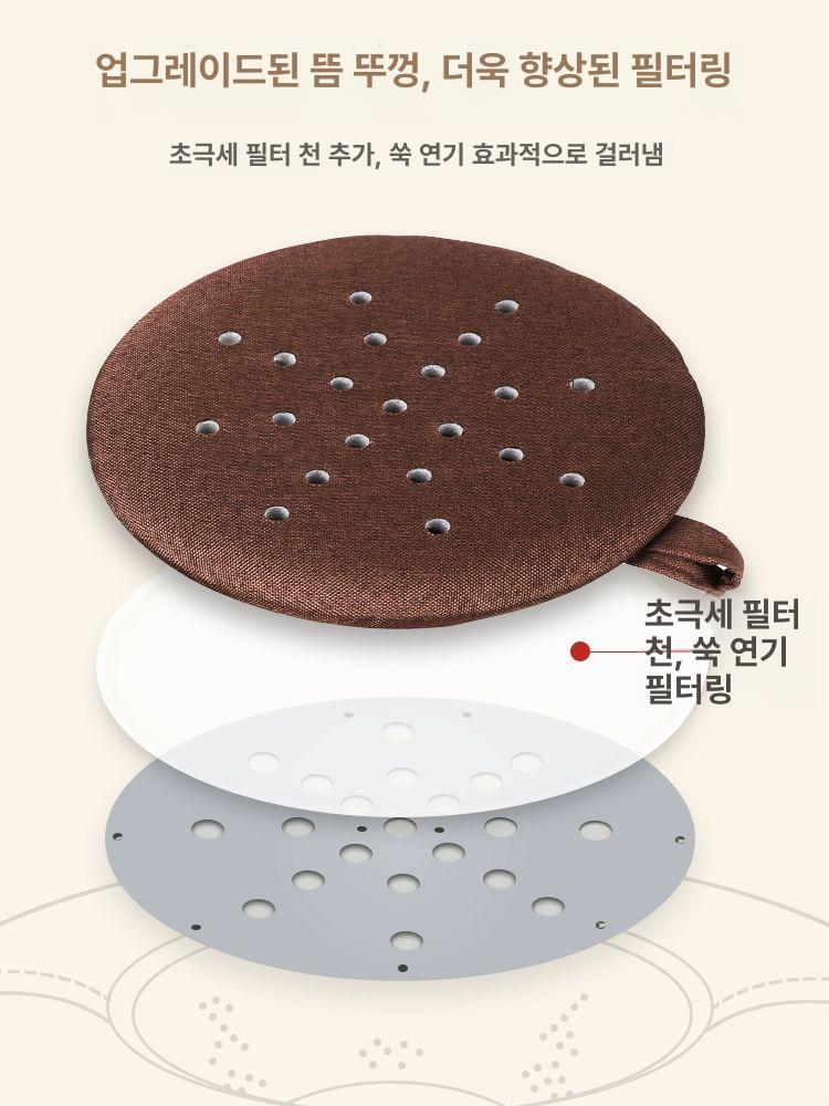 쑥 좌훈방 좌식 발뜸부개 훈증 좌훈 습식 온열 방연 - 상세 이미지 3