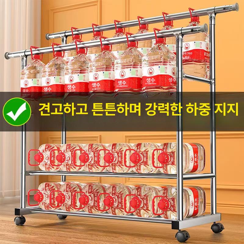 옷가게 4종 이동식 매장용 멀티수납 옷걸이 스탠드 - 상세 이미지 3
