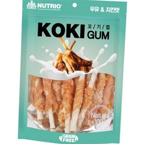 반려동물 강아지 치킨 우유 껌 덴탈껌 애견 치킨 우유 껌 - 상품 이미지