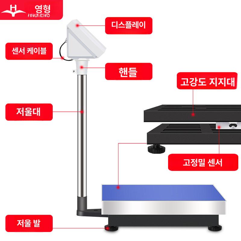 디지털 선별기 알람 전자 계수 수산시장 공장 분류기 식품 산업용저울 공업용 상업용 - 상세 이미지 4