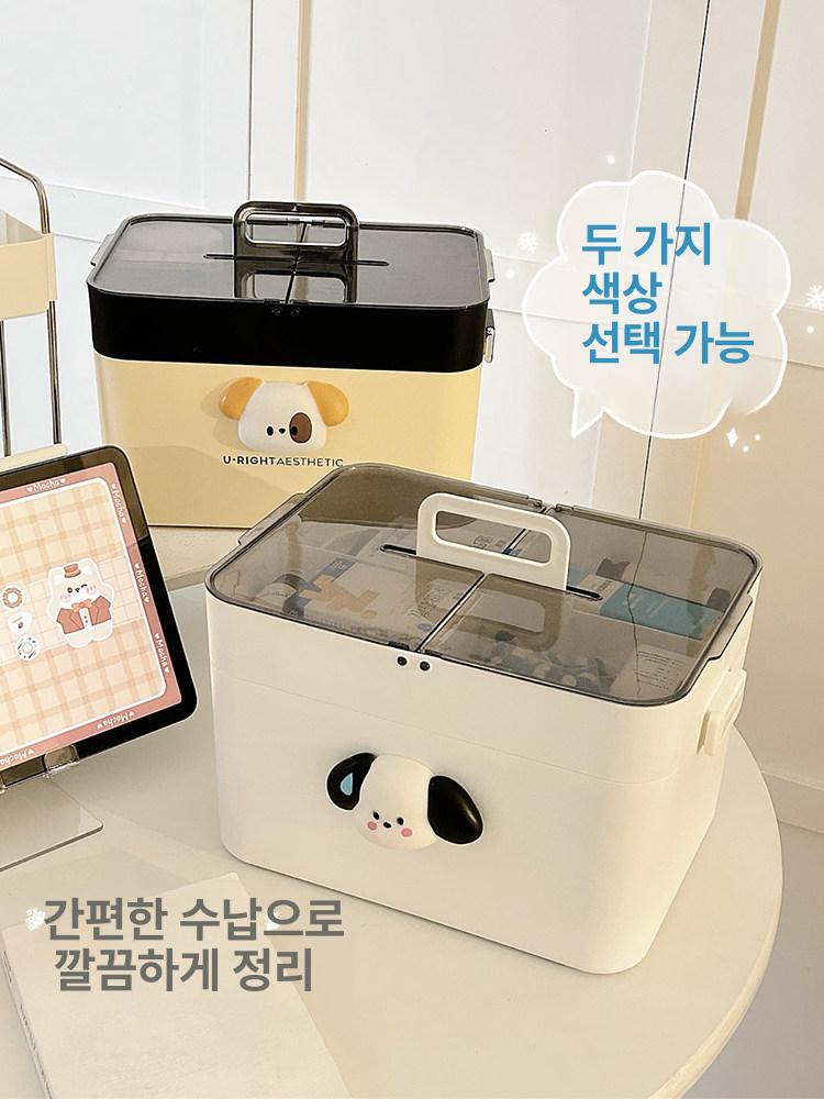대형 비상약상자 보관함 분리형 색상 가정용구급함 구급약통 구급약상자 다층 응급 - 상세 이미지 5