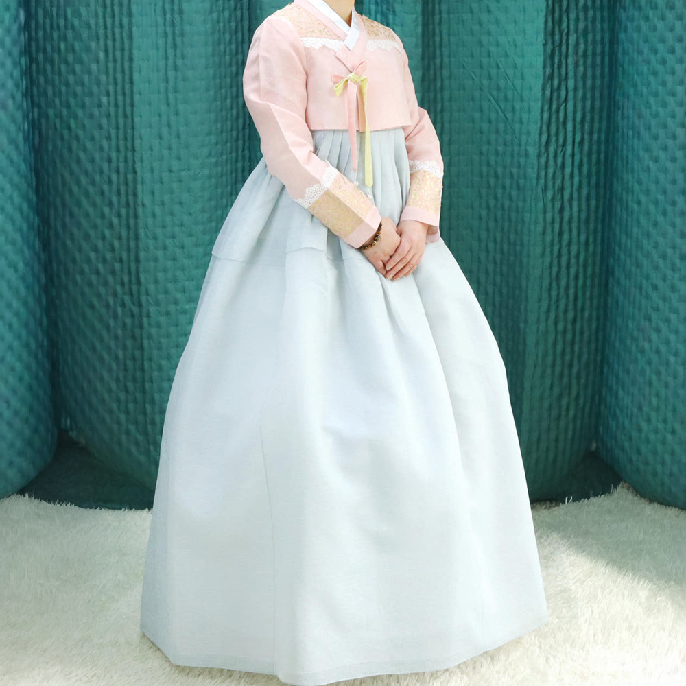 궁 한복대여 여성 하객 결혼식 혼주 피로연 한복 렌탈 62번 - 상세 이미지 4
