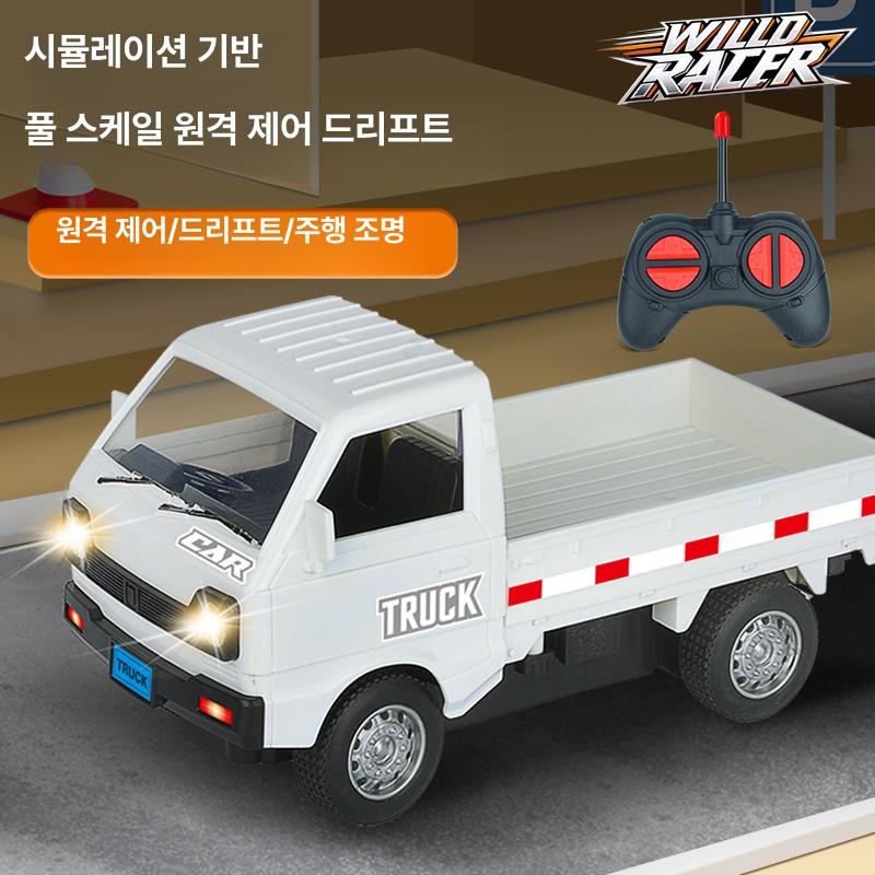 RC 피카트럭 모델카 오프로드 장난감 자동차 화이트 표준 배터리 1세트 + 리모컨 배터리 - 상세 이미지 2