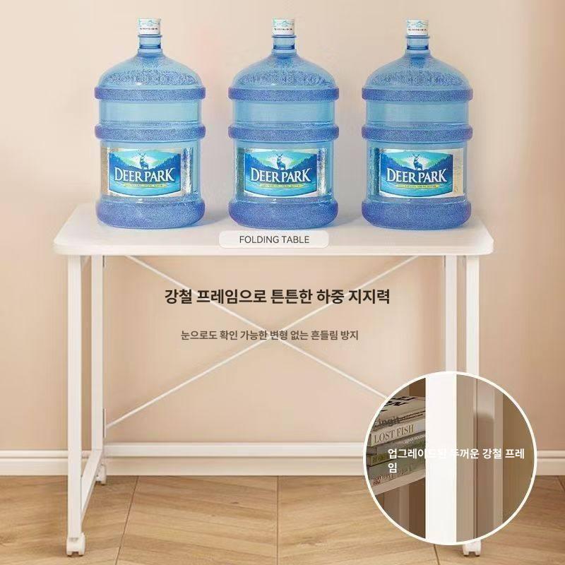 접이식 보조책상 사이드테이블 조절 다용도 거실 미니책상 다기능 높이 이동식책상 - 상세 이미지 3