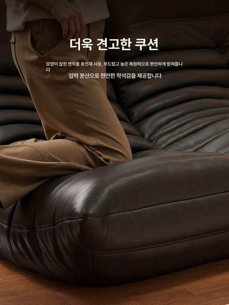 토고 소파 3인용 가죽 인테리어 원룸 편한 의자 - 상세 이미지 5