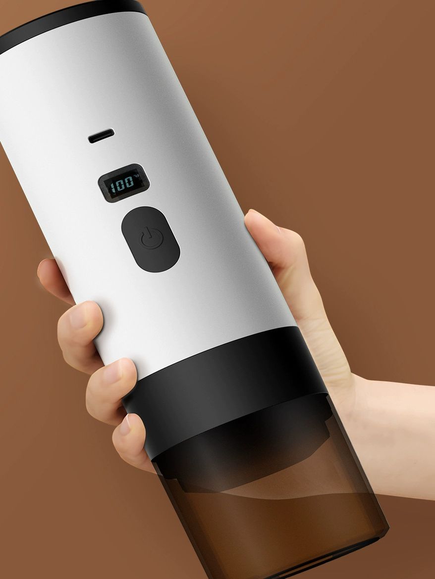 자동 에스프레소 포터블 커피머신 캡슐 낚시 등산  - 상품 이미지