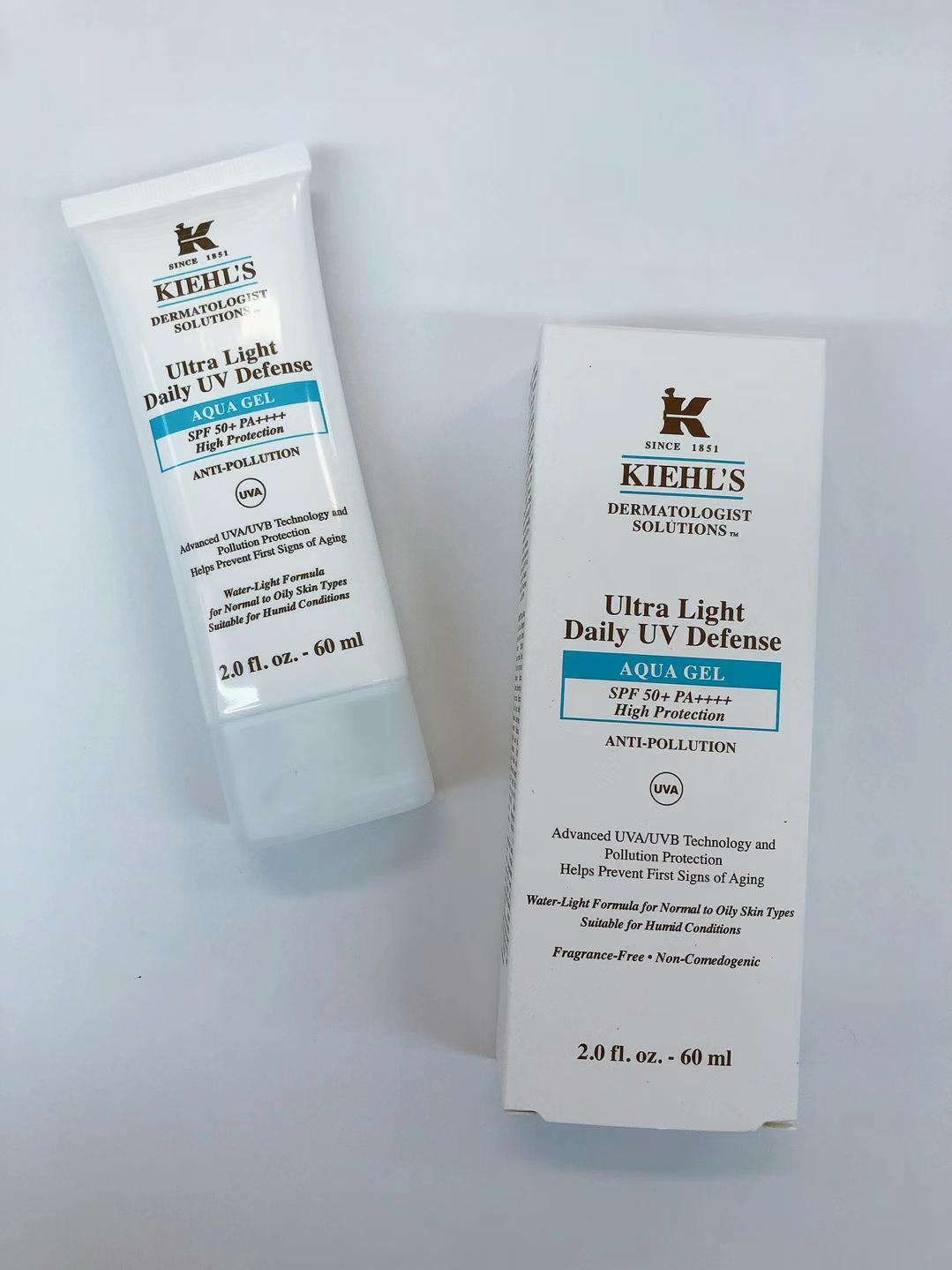 키엘 선크림 울트라 라이트 데일리 유브이 디펜스 아쿠아젤 백탁방지 피부보호 60ml - 상품 이미지