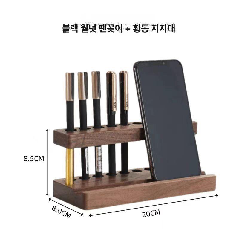 원목 거치대 홀더 고급 보관함 걸이 진열대 스탠드 랙 정리대 귀여운 소품 선반 - 상세 이미지 5