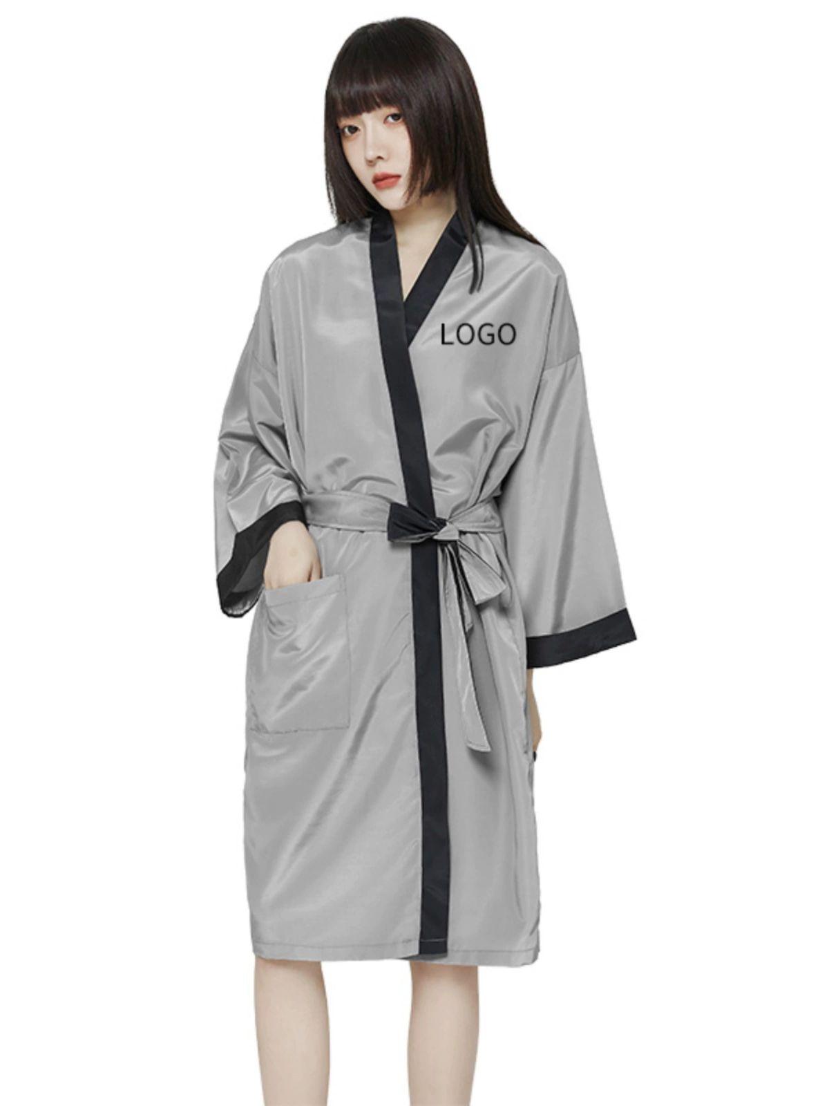 피부관리실 가운 에스테틱 마사지 피부샵 사우나 미용 코튼로브 - 상품 이미지