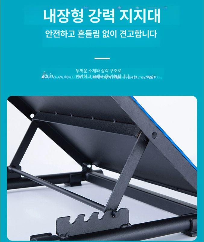 클래식 경사대 스트레칭 각도조절 기구 발목 홈트 근육 경사판 발판 다기능 강철 - 상세 이미지 3