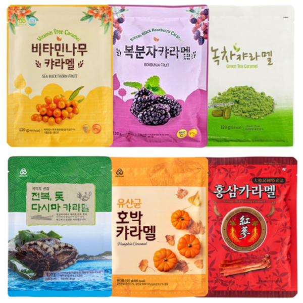 K-간식 맛있는 안신 건강캬라멜 자연의맛 비타민나무캬라멜 5봉 이미지 6