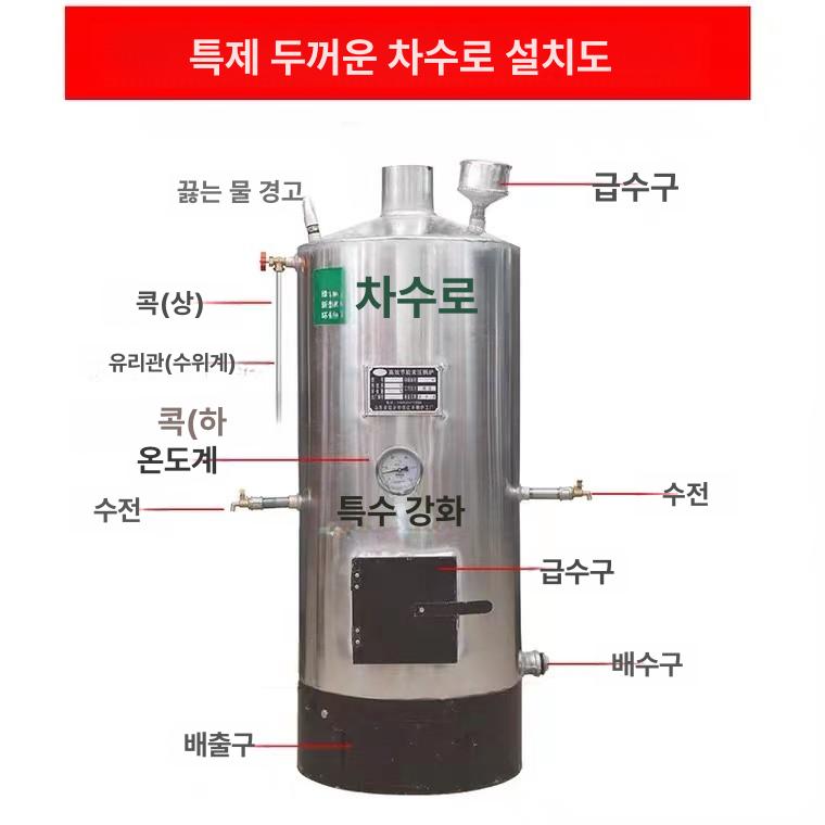스토브 보일러 배관 덕트 닥트자재 화목난로 연도 삿갓 연통고정 엘보 일자 - 상세 이미지 5