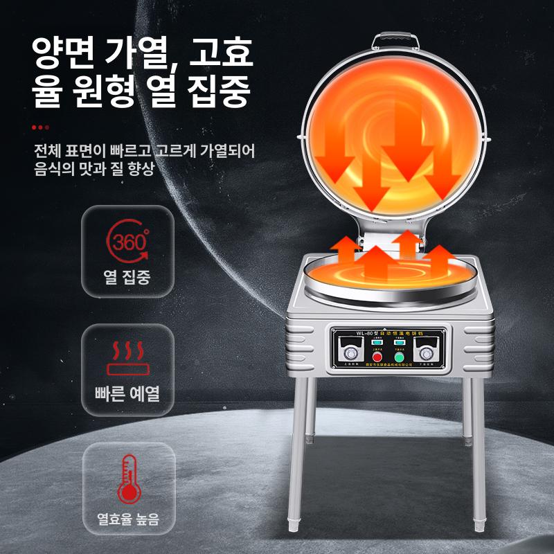 대형 그릴팬 다기능 상업용 캠핑용 가정용 바베큐 무연 논스틱 전기불판 멀티 파티용 - 상세 이미지 5