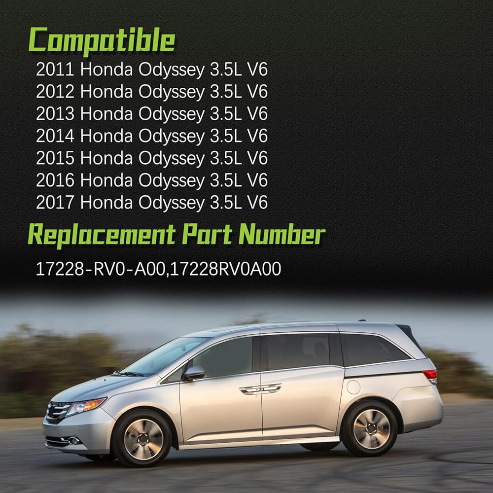 2011-2017 혼다 오디세이 3.5L V6 17228RV0A00용 클램프가 장착된 17228-RV0-A00 엔진 공기 흡입 호스 튜브 17225-R1A-A01 - 상세 이미지 2