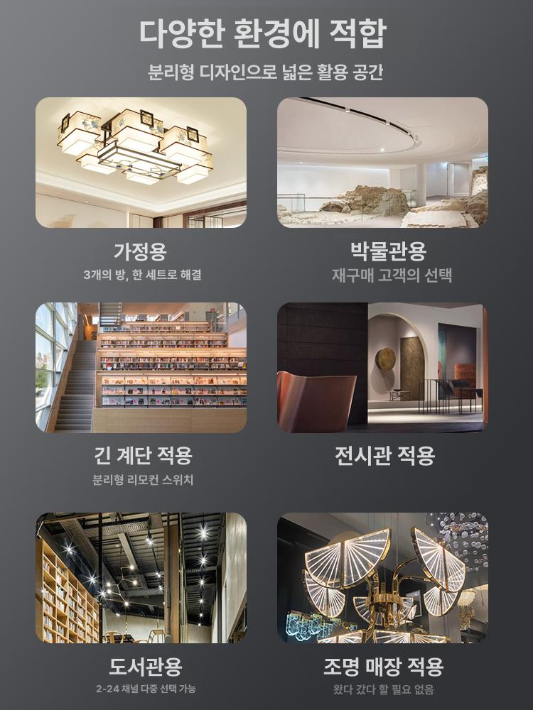 원격제어 전등스위치 주방 거실 리모콘 무선리모컨 스마트리모컨 무선스위치 무선전등 - 상세 이미지 2