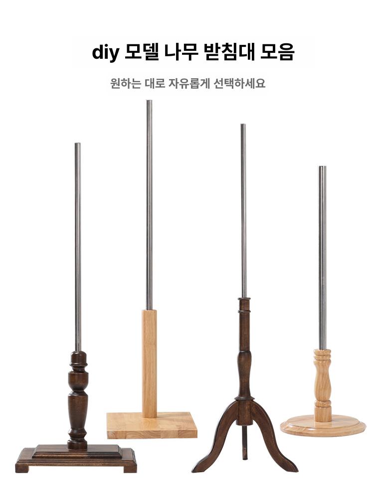 마네킹 받침대 사각 진열 촬영 매장 토르소 상체 디스플레이 무광블랙 쇼윈도 모형 - 상세 이미지 2