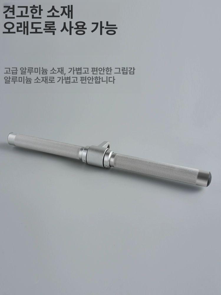 랫풀다운 그립 핸들 시티드 바 직선바 케이블 당기기 - 상세 이미지 4