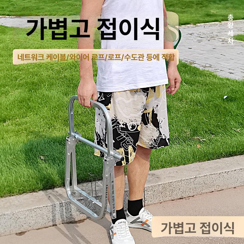 이동식 전선풀링기 대형 선통기 와이어 포설기 릴선 회전 케이블풀링기 거치식 배선 - 상세 이미지 2