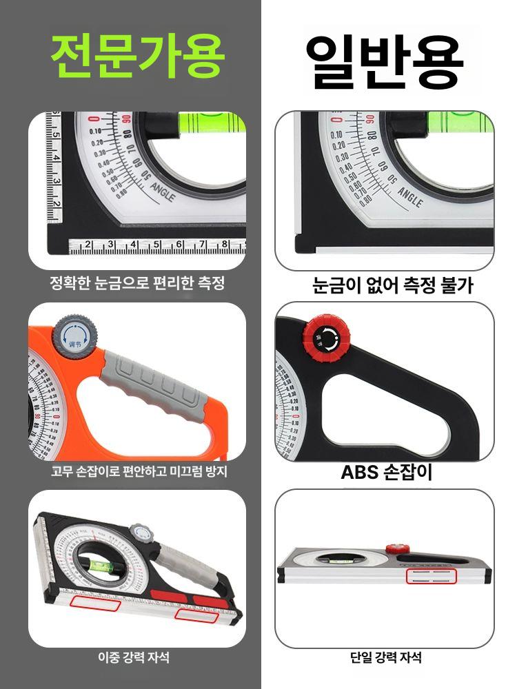 산업용 각도계 측정자 베이직 레벨 경사 각도기 디지털 고정밀 수평 게이지 수직 도구 - 상세 이미지 5