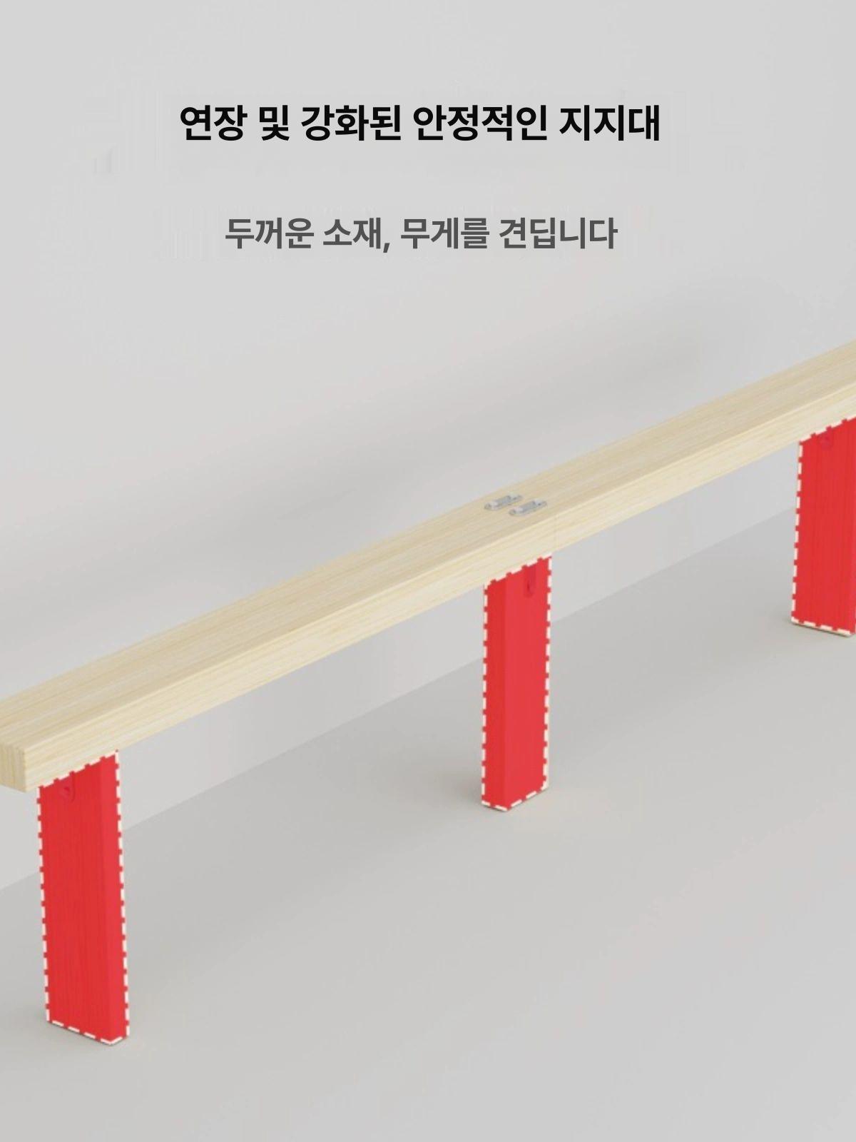프레임 접이식침대 싱글 매트리스 평상 간이침대 공간 접는 침대판 침대틀 보조 자취 - 상세 이미지 5
