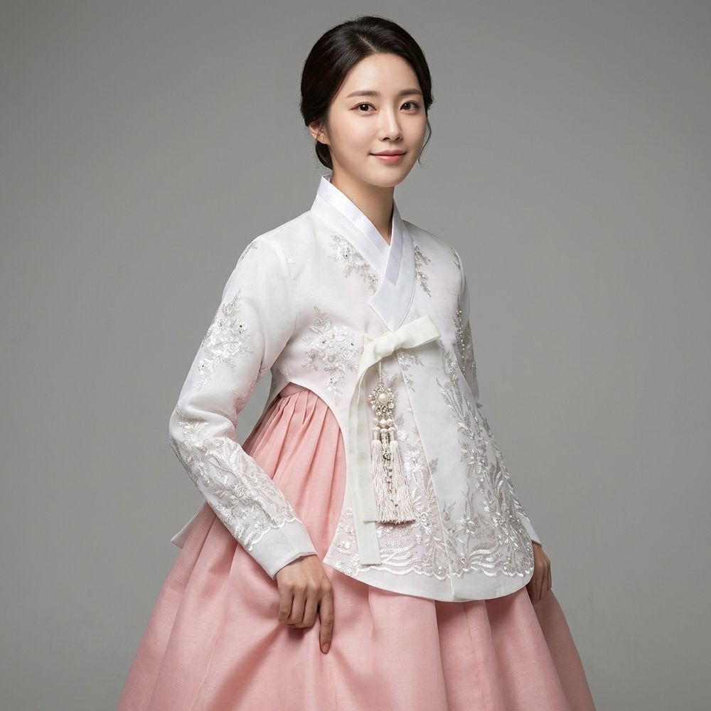궁 한복대여 혼주 여성 결혼 당의 가족 행사 서울 결혼식 하객 64번 - 상품 이미지