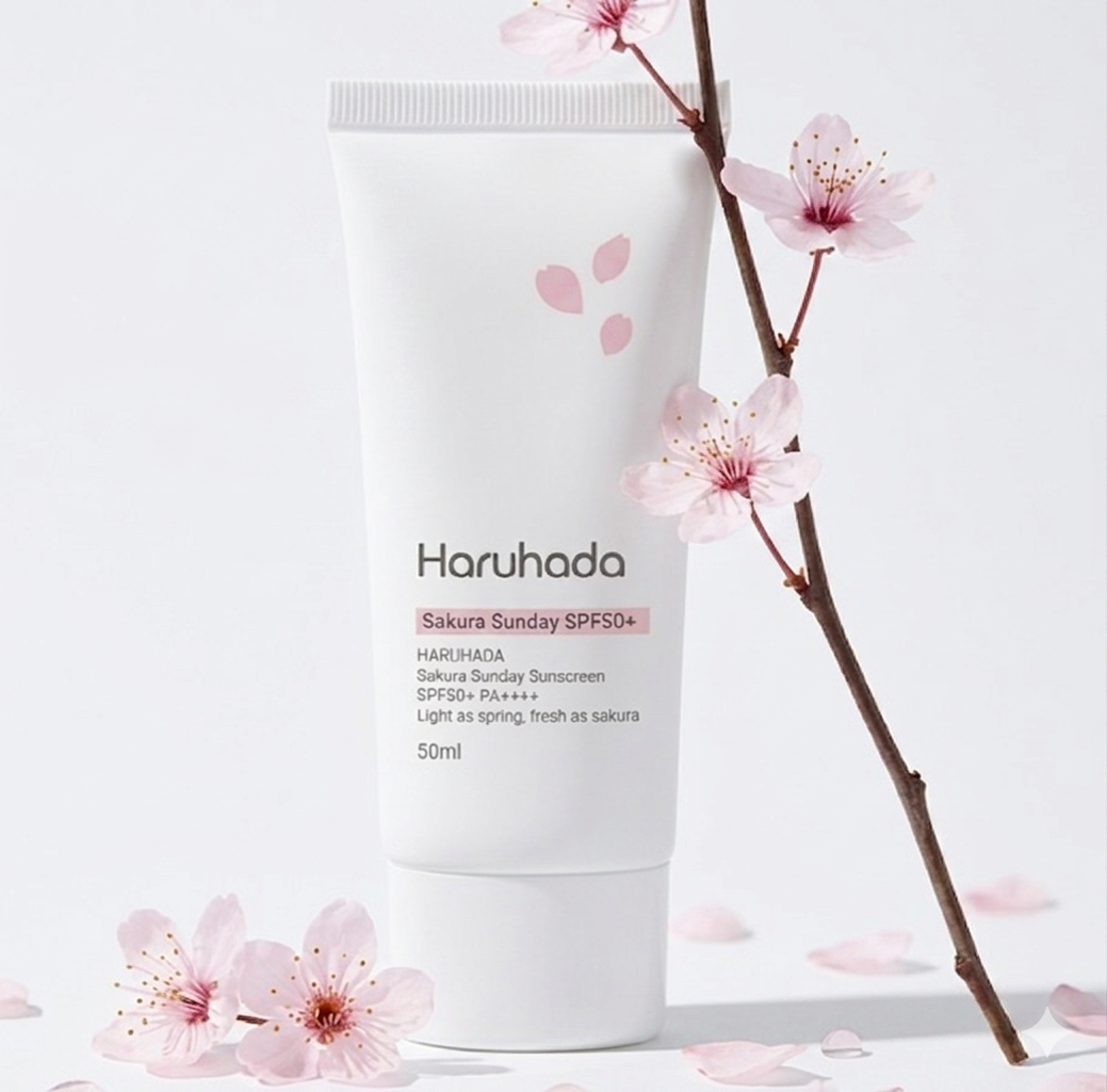 하루하다 안티에이징 벚꽃 톤업 광채 선크림 주름개선 미백 파데프리 50ml, 1개