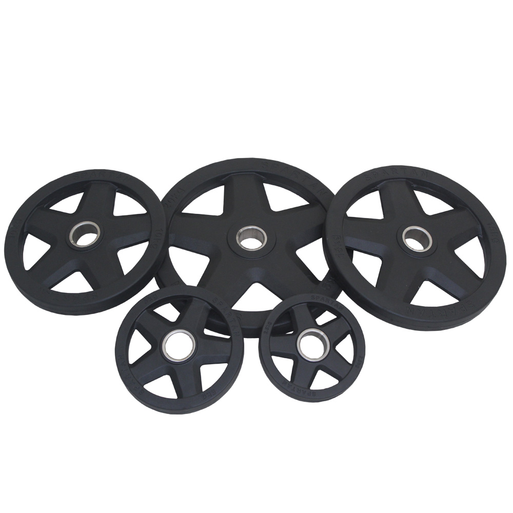 베스코 5홀 우레탄 바벨 중량원판 헬스 원판 10kg, 1개 - 상세 이미지 5