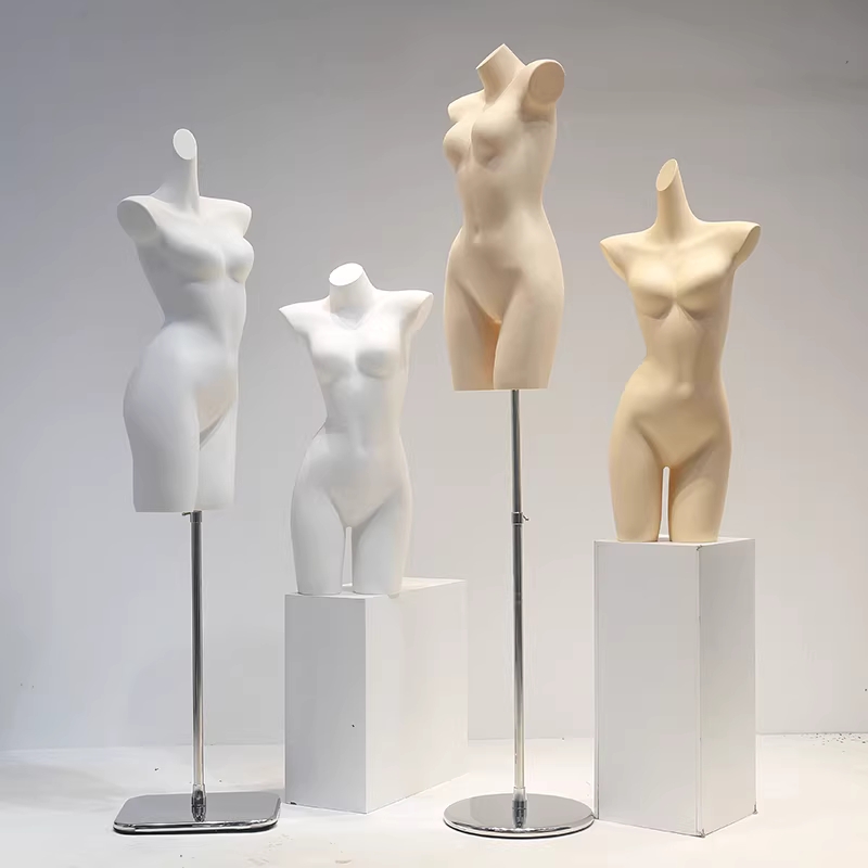 팬티 마네킹 하체 란제리 속옷 공예 마네킨 장식용 평평한 어깨 - 상세 이미지 3