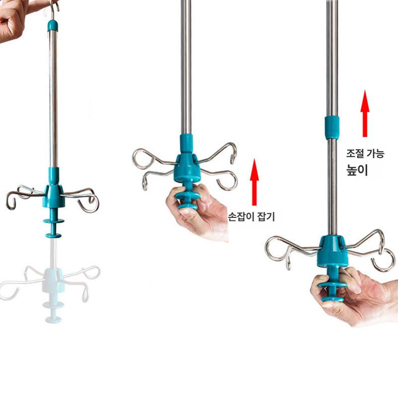 링겔대 요양병원 스탠드 링거걸이 레일 수액걸이 요양원 - 상세 이미지 4