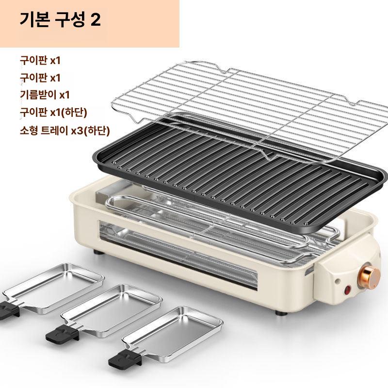 그릴 고기굽는기계 적외선 플레이트 회전 가정용 자동 팬 바베큐 무연다기능 로티세리 - 상세 이미지 5