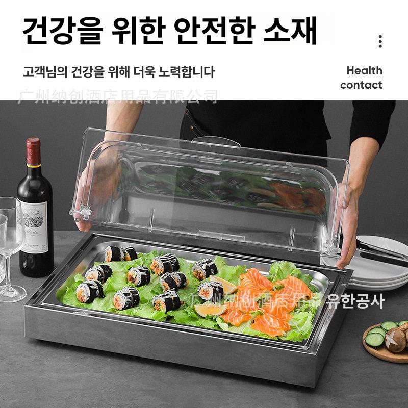 스시쇼케이스 초밥 냉장고 냉장 일식 보관 진열대 업소용 - 상세 이미지 4