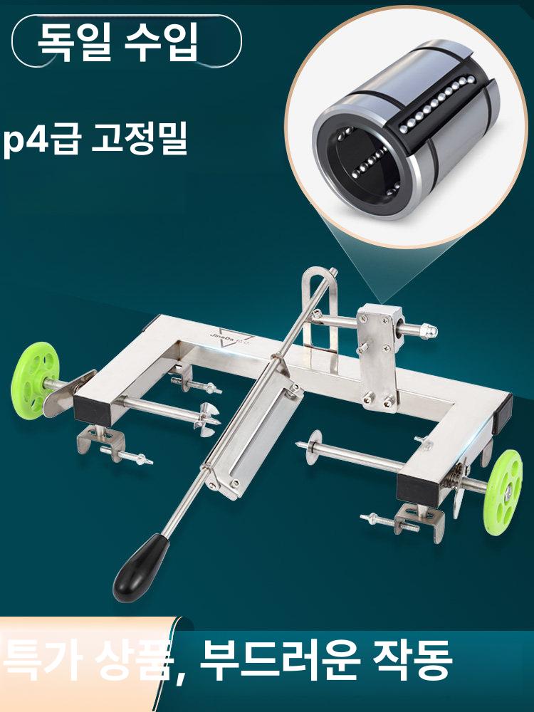 파인애플 채칼 슬라이서 업소용 커터 과일 제거기 손질 껍질 깎기 커팅기 슬라이스 - 상세 이미지 3