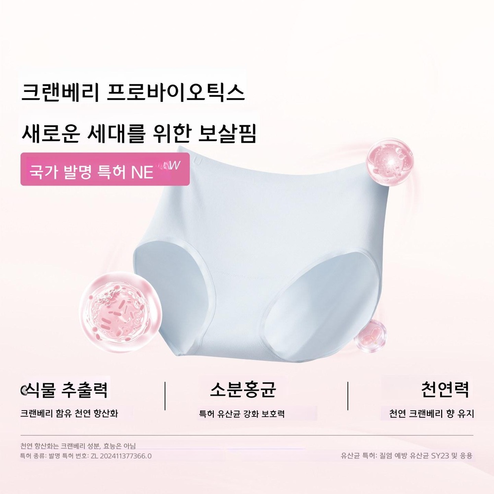 모달 여성 브리프 미드 하이웨이스트 속옷 편안한 착용감 미드웨이스트 블랙 화이트 스킨 S - 상세 이미지 2