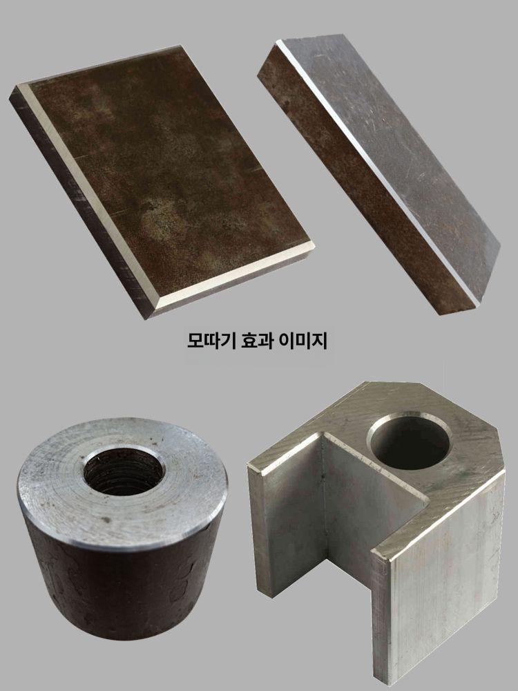 탁상형 복합면취기 슬라이드 산업용 각도 기계 엣지 금속 그라인더 모서리 면치기 - 상세 이미지 4