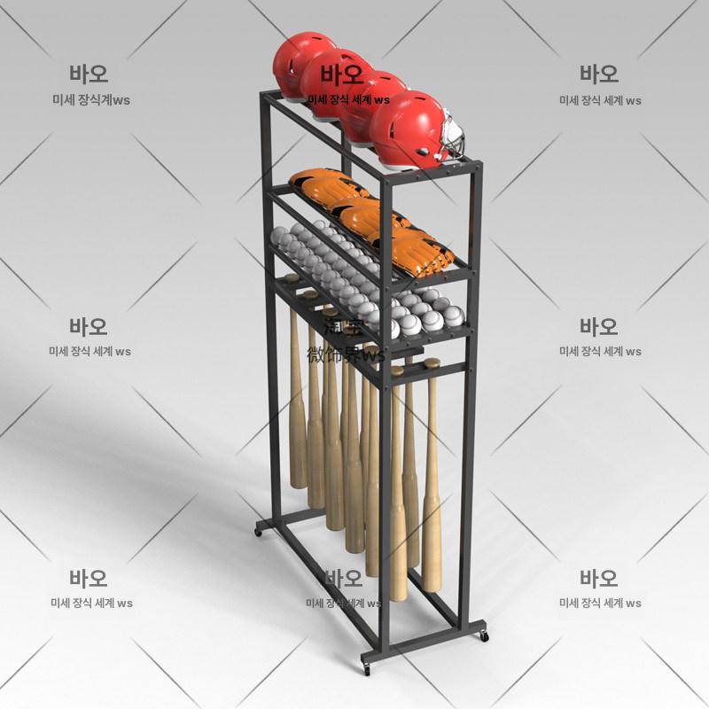 홀더 야구배트거치대 진열대 랙 벽걸이 수납대 보관함 야구장비 배트걸이 보관대 받침 - 상세 이미지 3