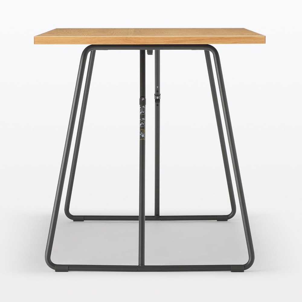 무인양품 MUJI 목제 접이식 테이블 120cm 책상 - 상세 이미지 2