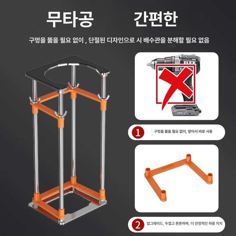 받침대 세면대받침대 세면기 언더볼 욕실 지지대 싱크볼 - 상세 이미지 4