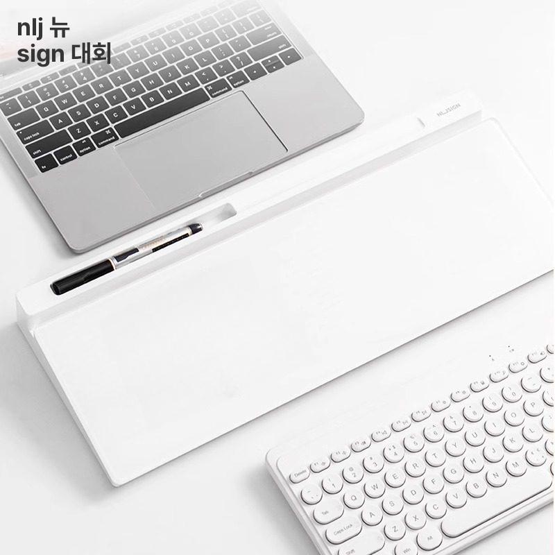 데스크탑 받침대 화이트보드 수납 칠판 사무실 선반 거치대 - 상세 이미지 2