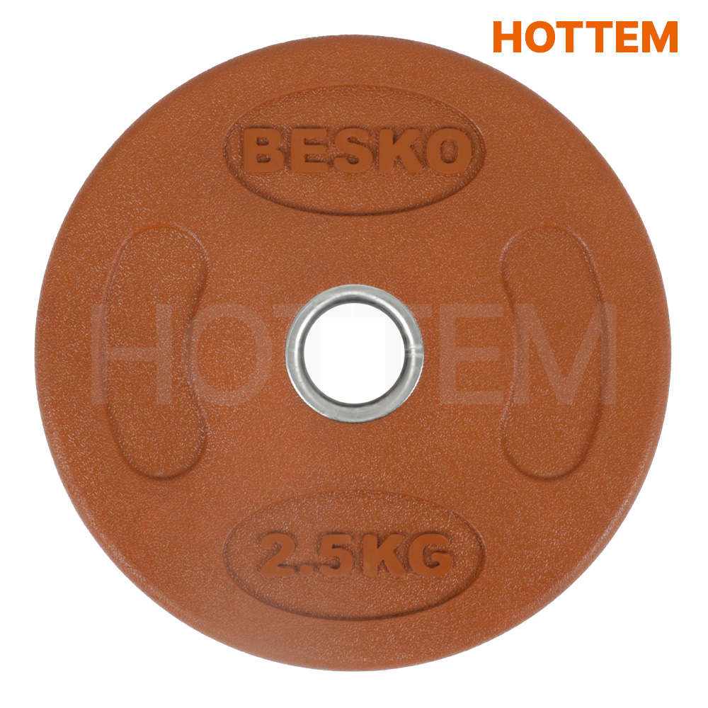 베스코 컬러 바벨 경량원판 우레탄 원판 30mm 10kg - 상세 이미지 4