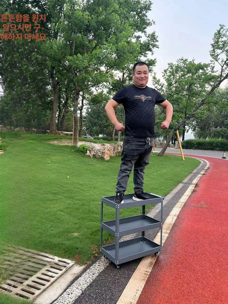 철제 이동식카트 바퀴 보관 작업대 공구카트 장비 부품함 물류 도구 운반용 캐비닛 - 상세 이미지 2