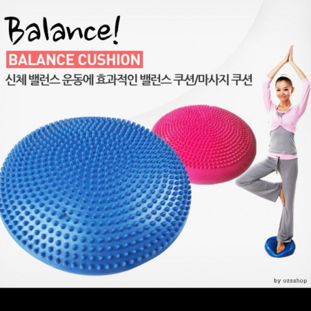 밸런스 쿠션 요가 매트 필라테스 소도구 자세 교정 쿠션 코어 운동 도구 운동용 방석 - 상품 이미지